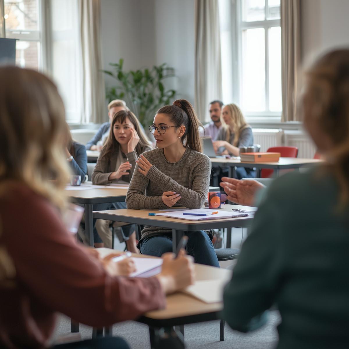 Docentes recibiendo formación en IA como recurso didáctico